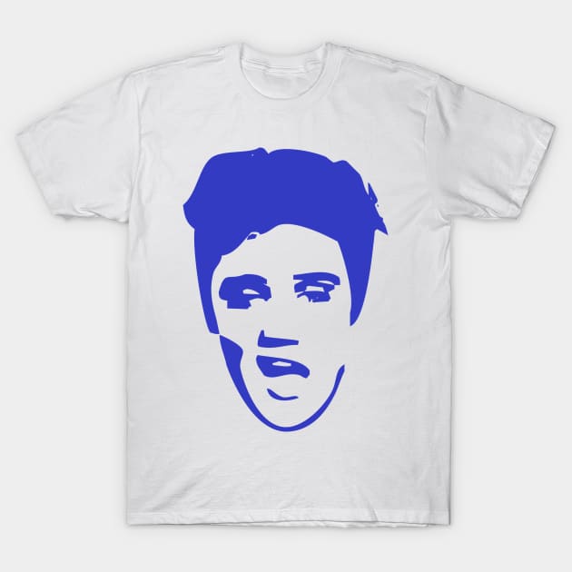 Blue Elvis T-Shirt by Queen of the Minivan